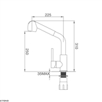 Vòi Rửa Chén Malloca K119N9